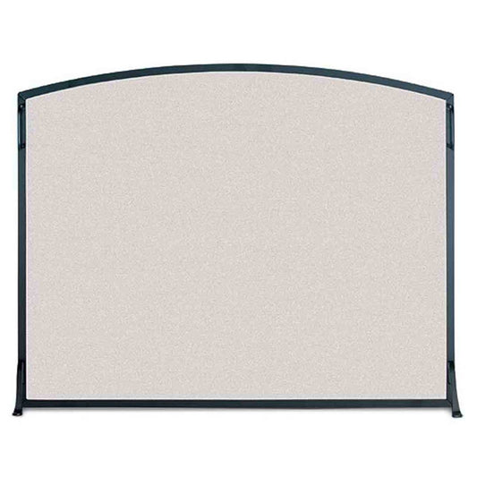 Pilgrim Classic Arch Single Panel Fireplace Screen - Black