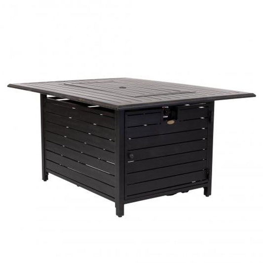 Longmont Aluminum Rectangular LPG Fire Pit