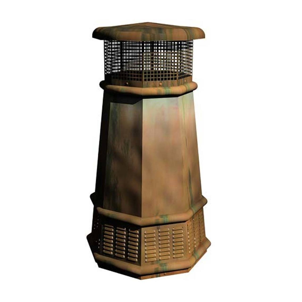 Queen European Copper Chimney Pot