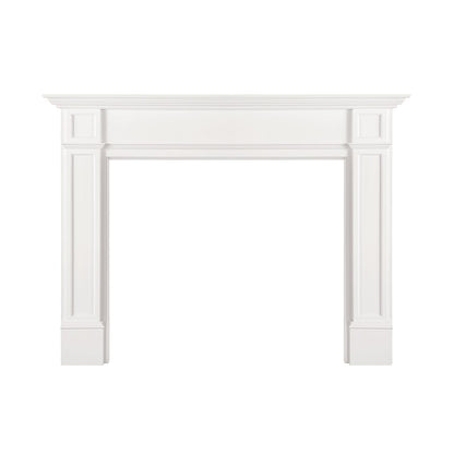 56" Marshall MDF Fireplace Mantel by Pearl Mantels - White Paint Finish