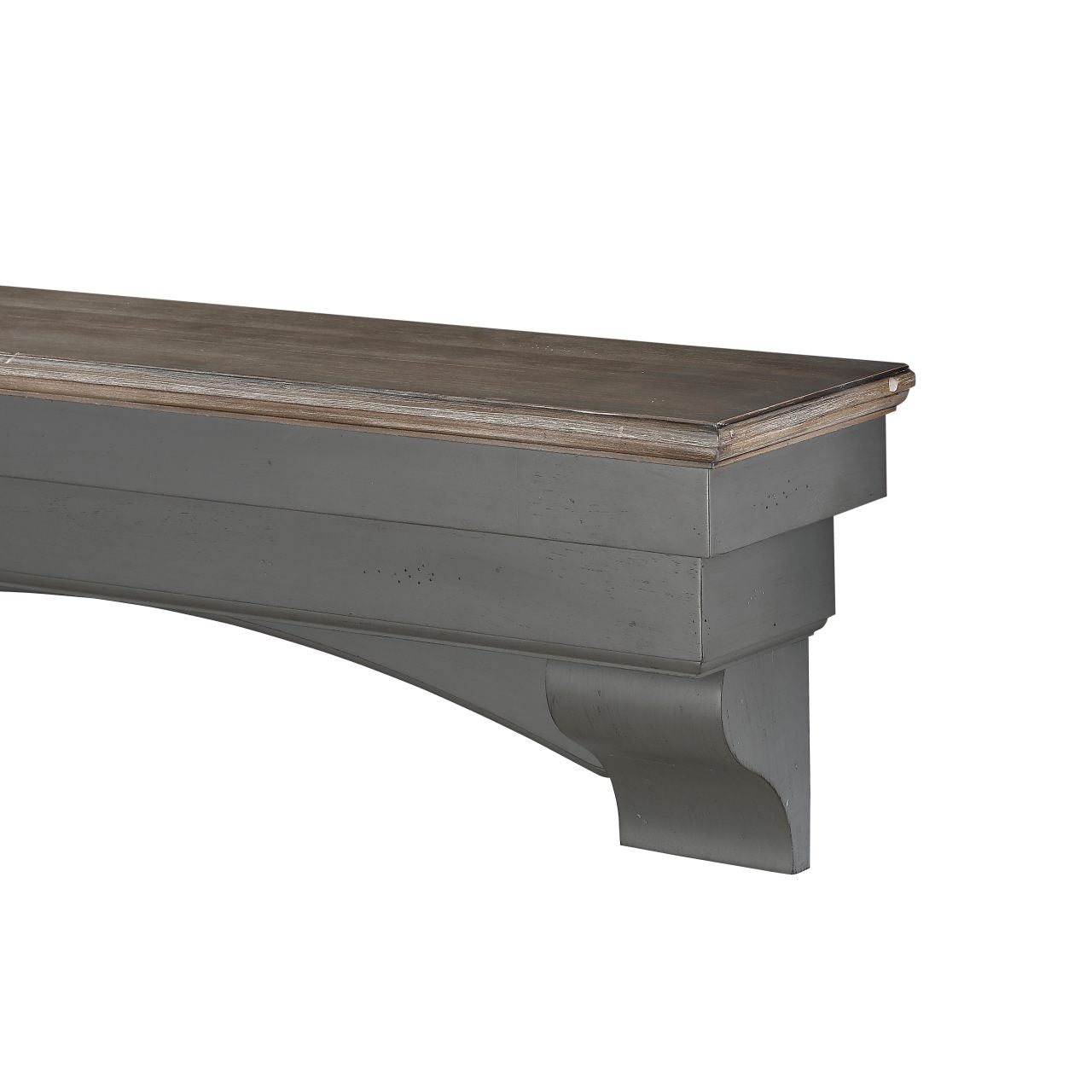 48" Hadley Fireplace Shelf by Pearl Mantels - Cottage Distressed Finish