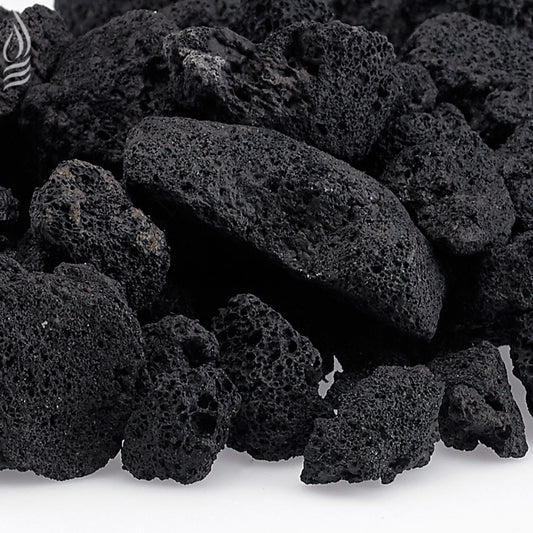 Medium Black Lava Rock - 1/2" - 1" - 10 Pounds