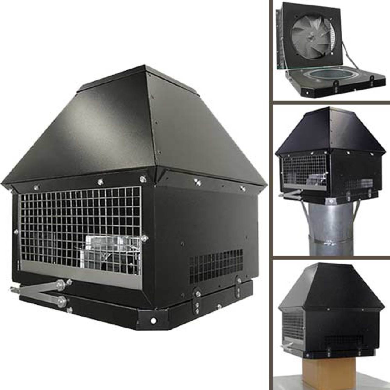 Tjernlund Auto-Draft Rooftop Chimney Fan - RT1500H