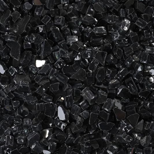 Superior 5Lb Bag Glass Media - Reflective Black H8412 CRSHGL-RBLK