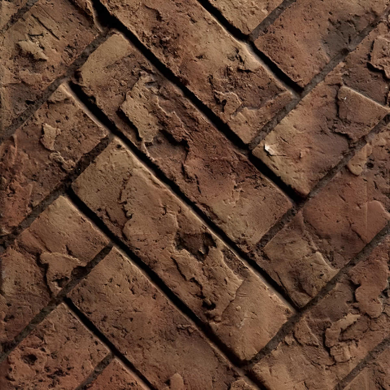 Kingsman Refractory Fiber Brick Liner 3Pce Herringbone - ZCV48RLH