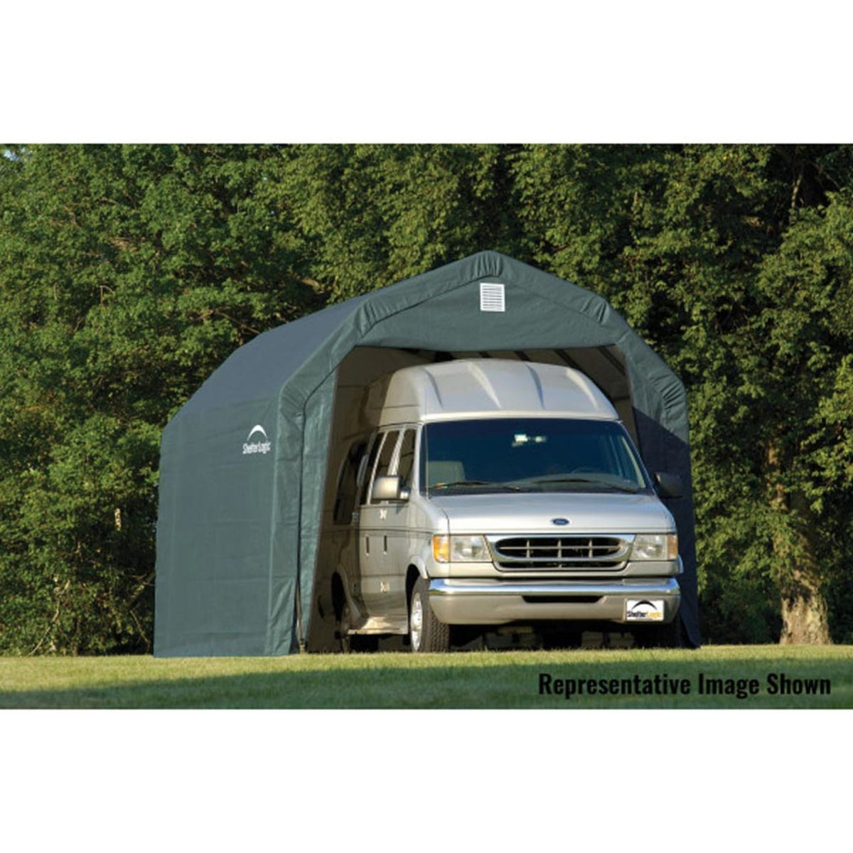 ShelterCoat 12' x  20' Garage Barn - Gray