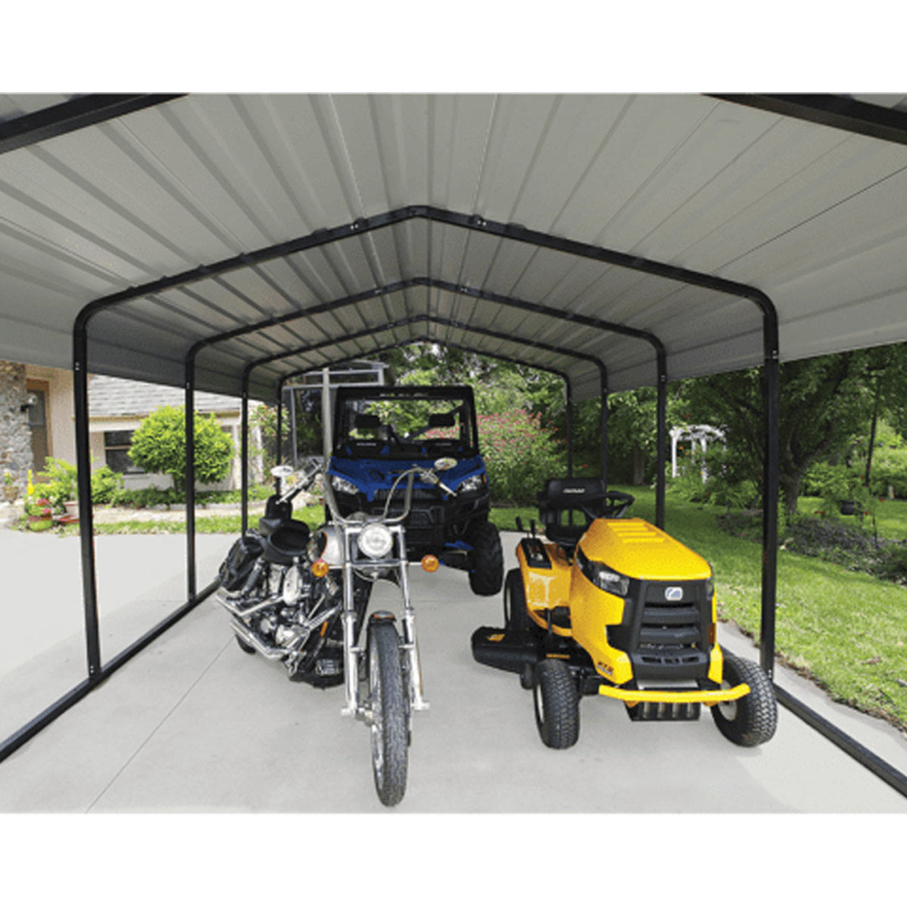 Arrow Carport 12 x 29 x 7 Ft. - Eggshell