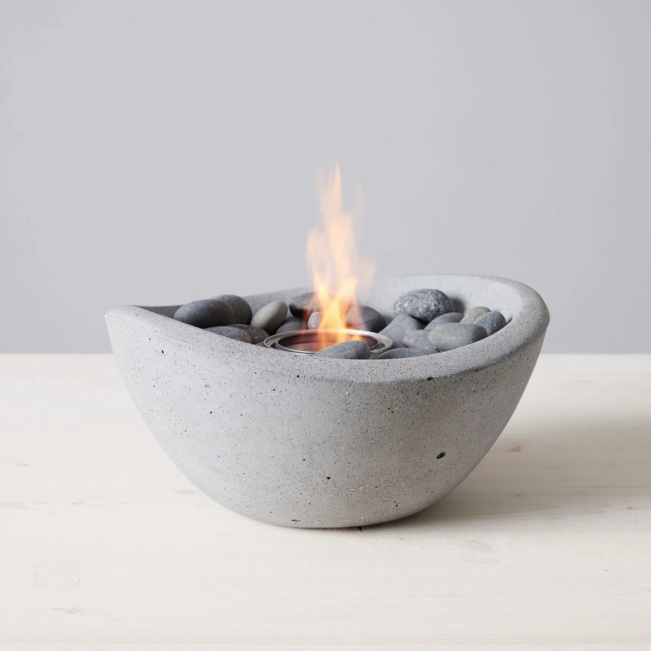 Wave Fire Bowl II - Pewter