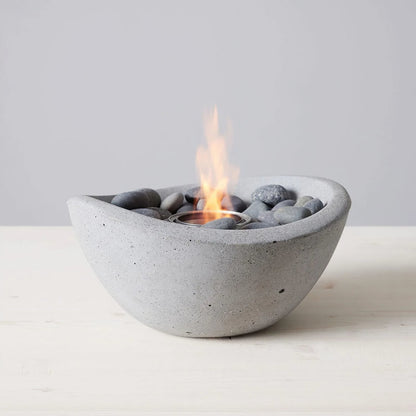 Wave Fire Bowl II - Pewter