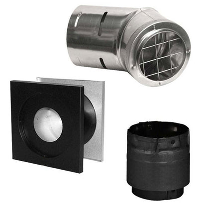 4" Simpson PelletVent Pro Horizontal Kit - 4PVP-KHA