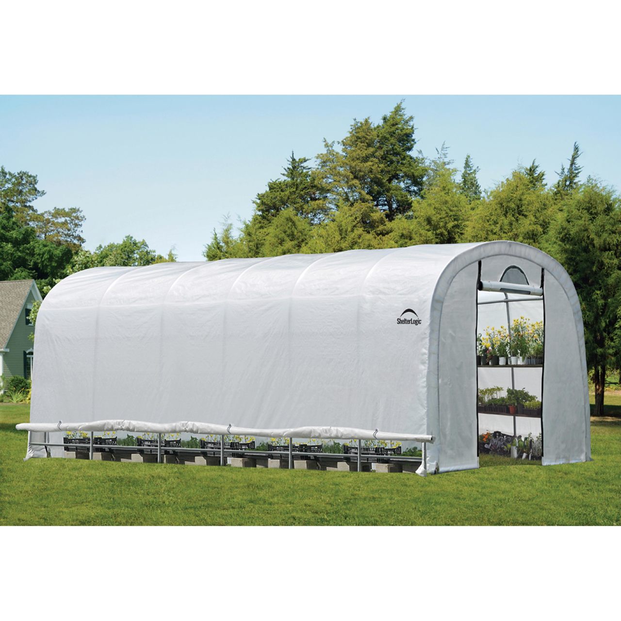 GrowIT 12' x 24' Heavy Duty Round Greenhouse