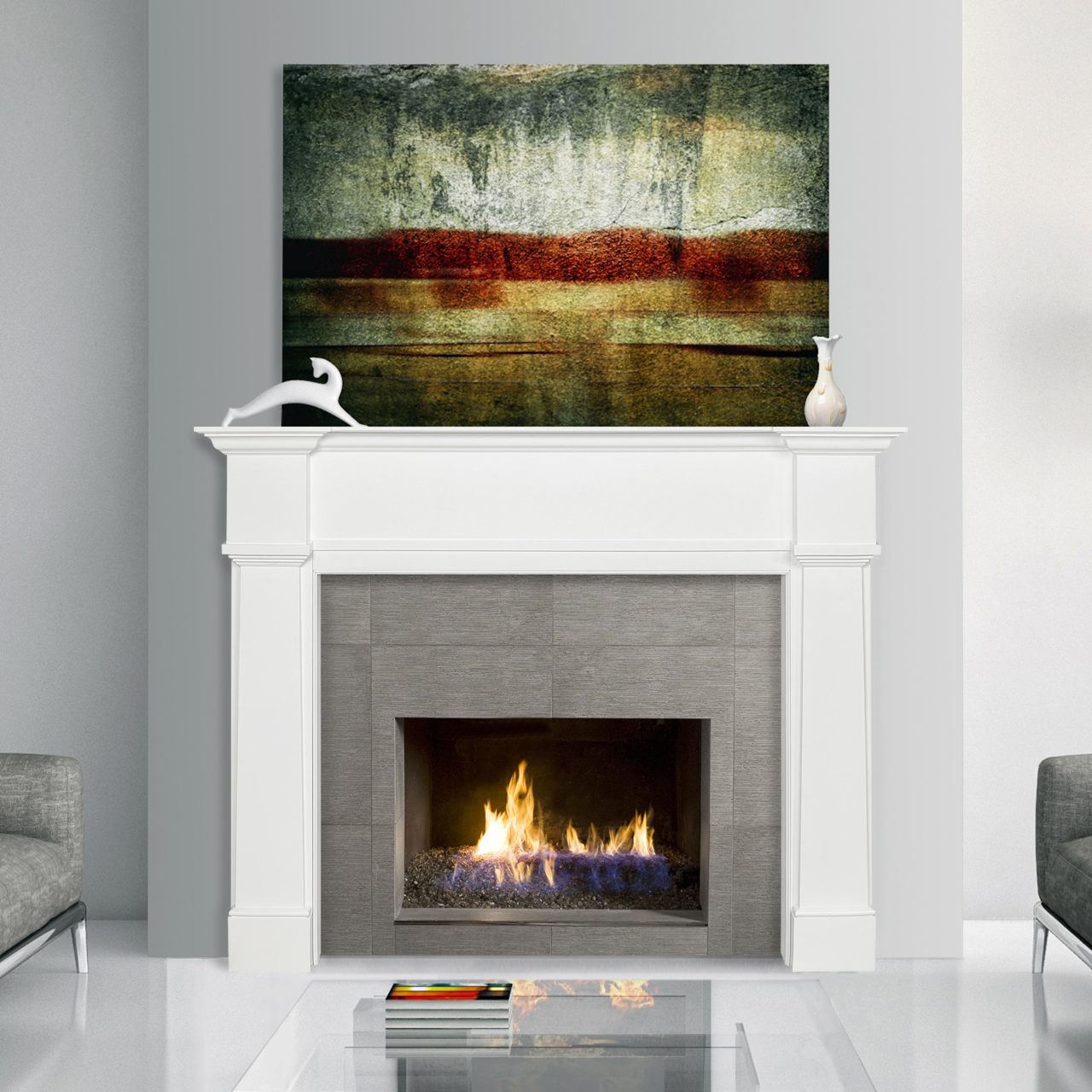 56'' Richmond Contractors Fireplace Surround by Pearl Mantels
