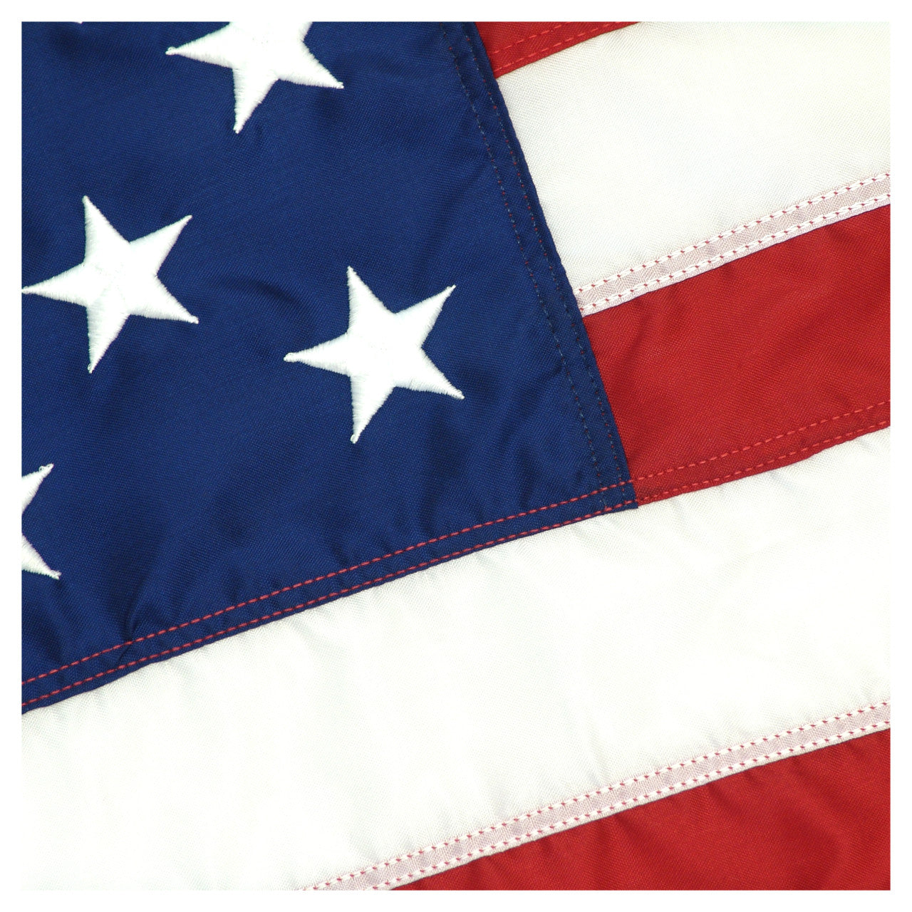 20ft Valley Forge Silver Aluminum Flagpole with 3'x5' Sewn Nylon US Flag