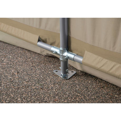 AutoShelter 10 x 15 Tan Roundtop Garage