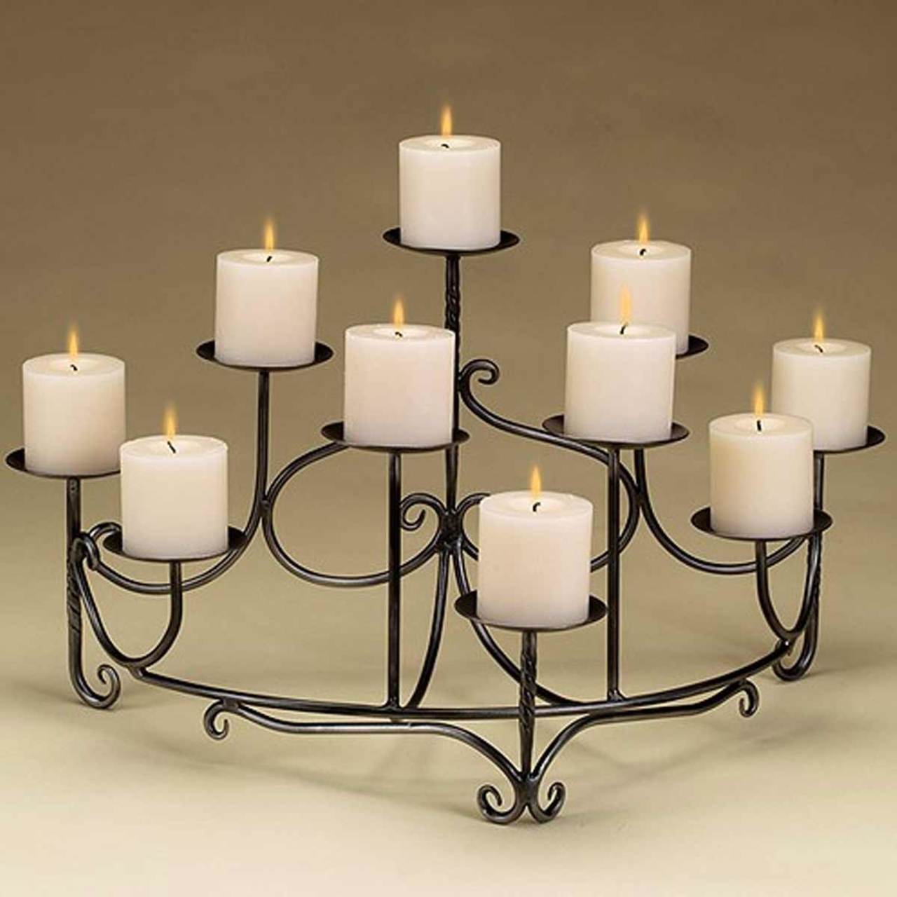 Spandrels Hearth Candelabra - Black