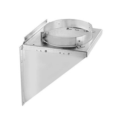 6" DuraTech Adjustable Stainless Steel Tee Support Bracket - 6DT-TSBSS