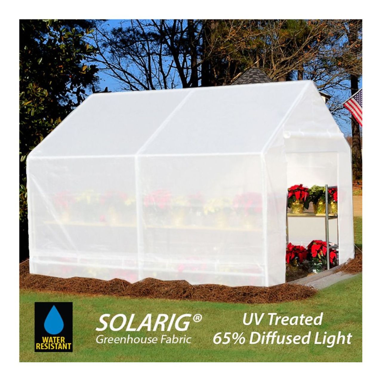 King Canopy 10' x 10' Greenhouse with Green House Clear Cover - GH1010PCS