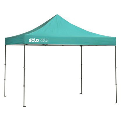 Solo Steel 100 10' x 10' Straight Leg Canopy - Turquoise
