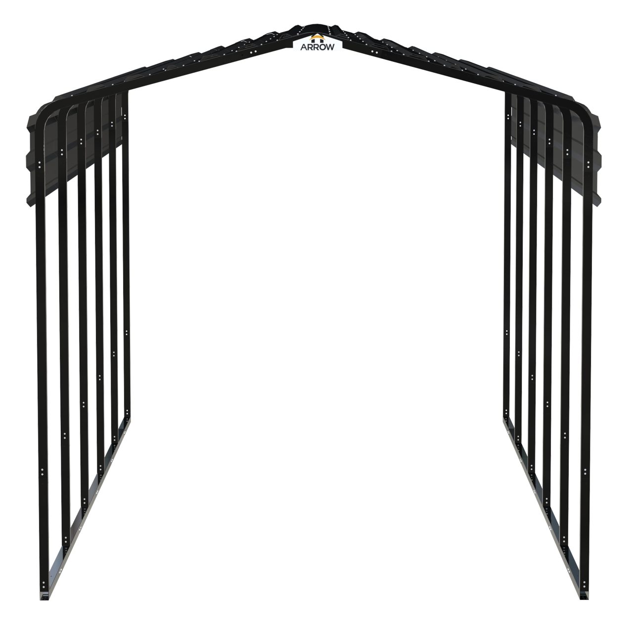 Arrow 10' x 24' x 9' Carport - Charcoal