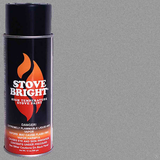 Stove Bright High Temp Paint - Metallic Gray - 8118