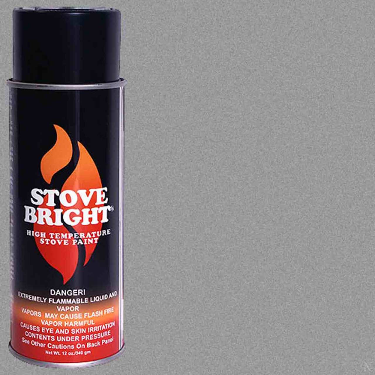 Stove Bright High Temp Paint - Metallic Gray - 8118
