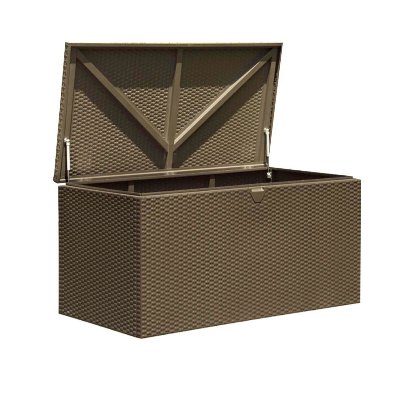 Espresso Patio Storage Box