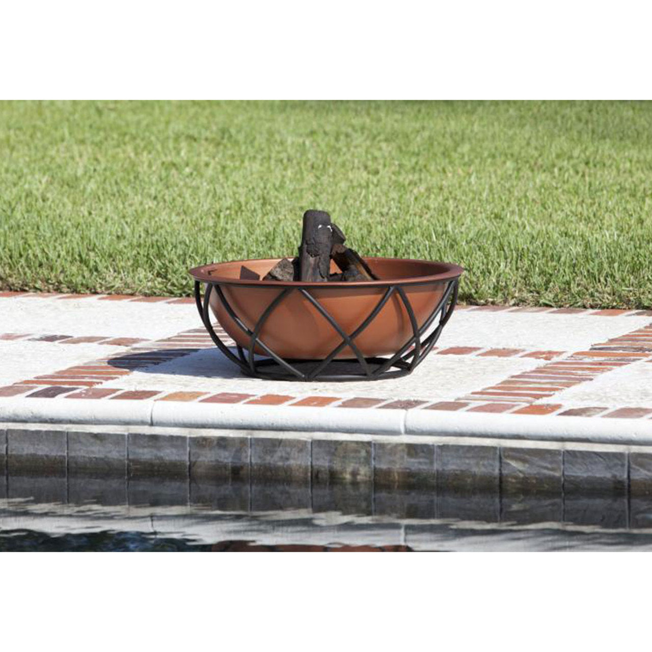 Barzelonia Round Copper Look Fire Pit