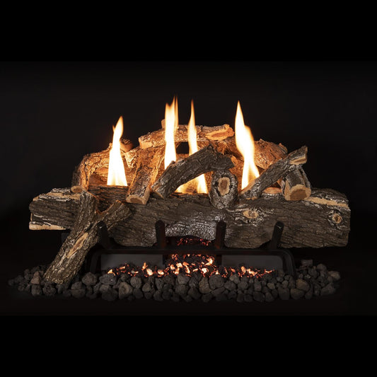 Grand Canyon 30" Weathered Oak Gas Log Set - Vent Free