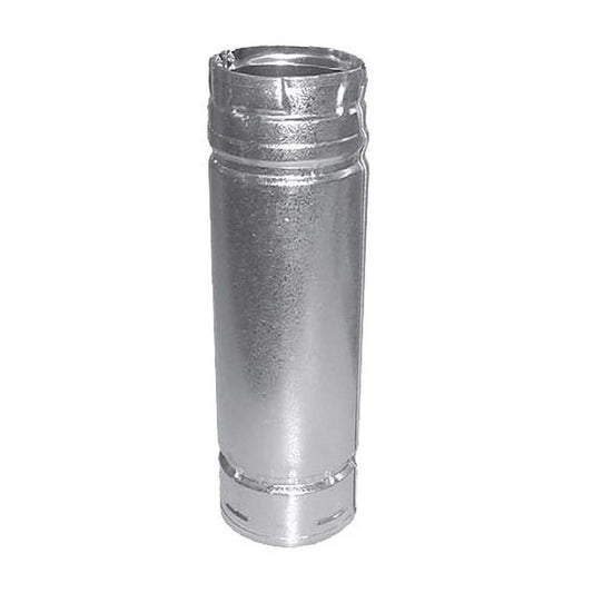 4" x 24" PelletVent Pro Galvalume Pellet Stove Chimney Pipe - 4PVP-24