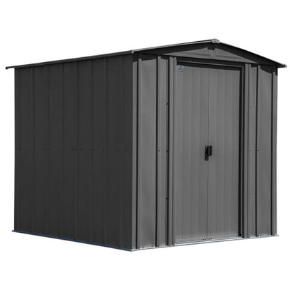 Arrow Classic Steel Storage Shed 6 x 7 Charcoal