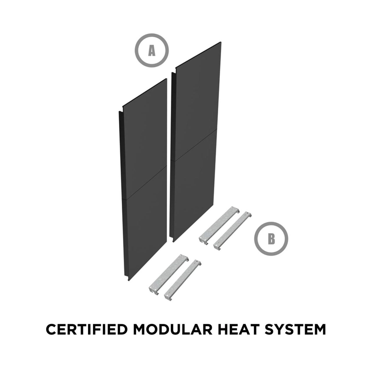Osburn 2000 Metallic Black EPA Wood Stove with Blower - OB02015