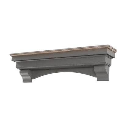 48" Hadley Fireplace Shelf by Pearl Mantels - Cottage Distressed Finish