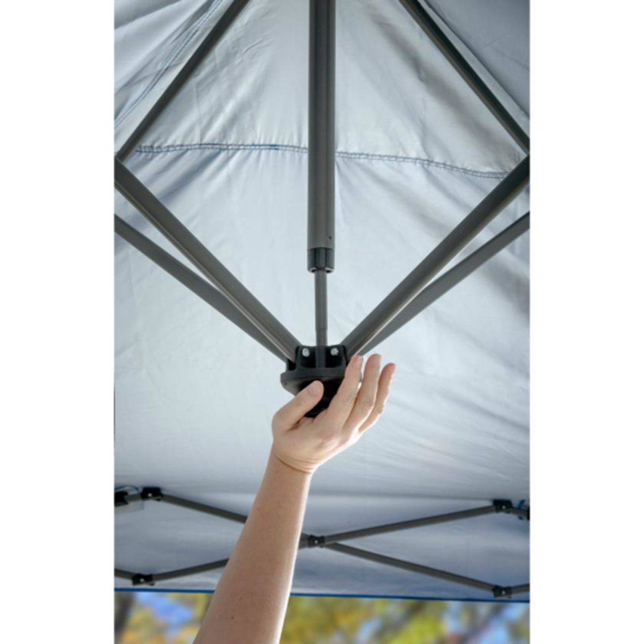 Expedition EX100 One Push 10' x 10' Straight Leg Canopy - Charcoal