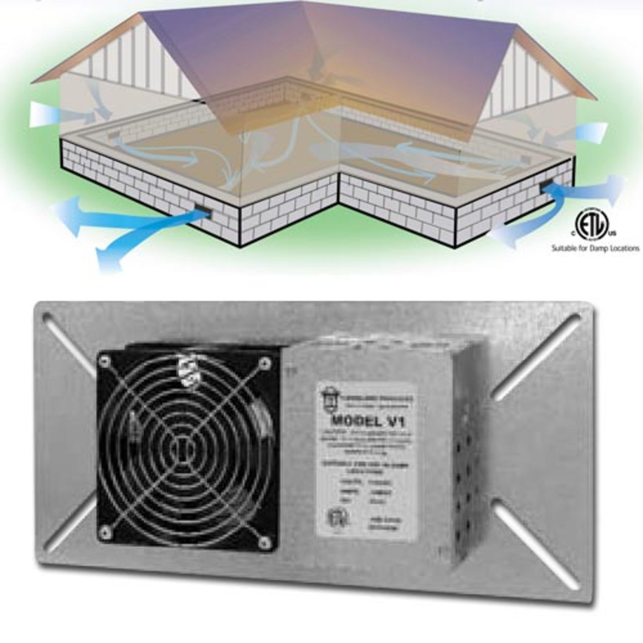 Tjernlund Crawl Space Ventilator - V1