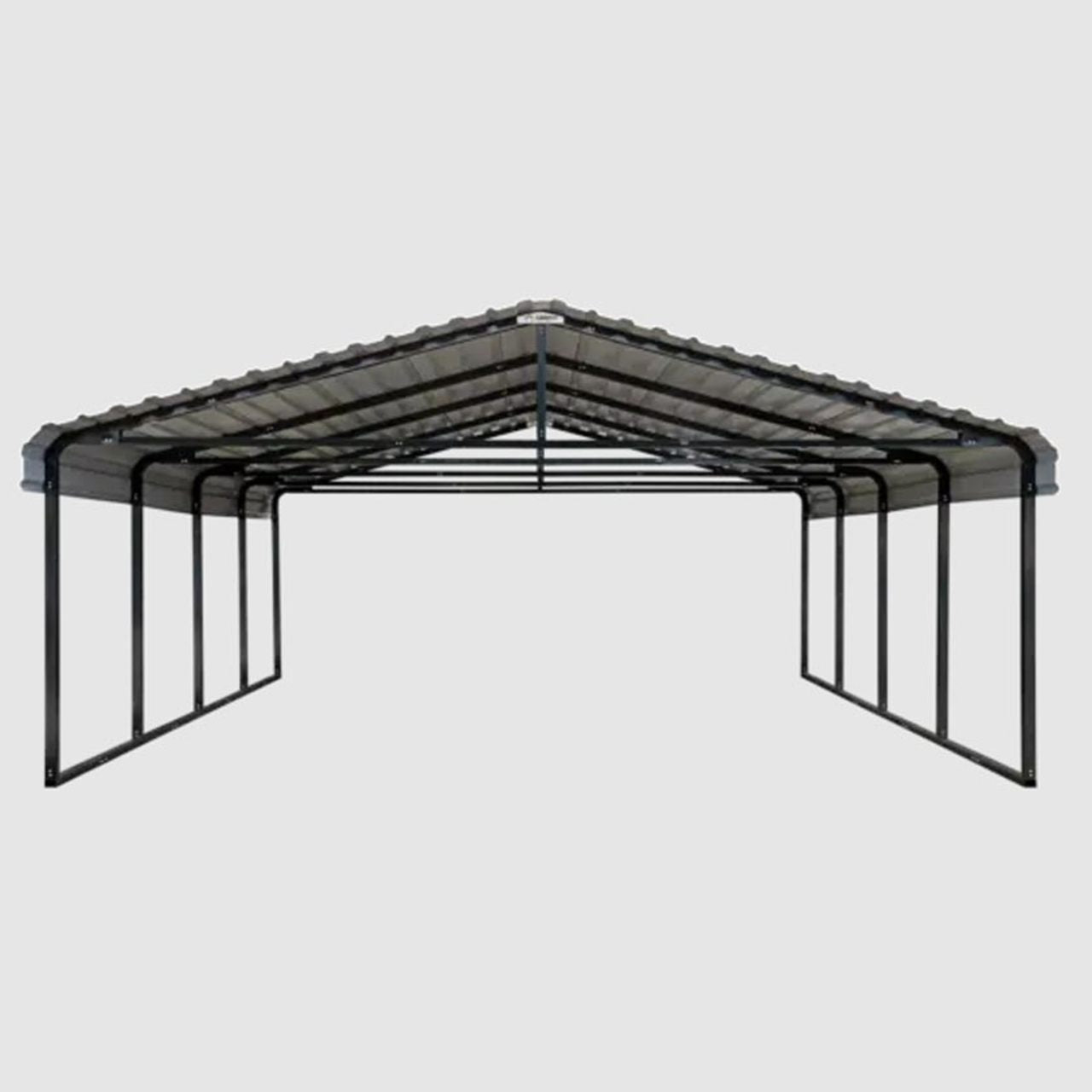 Arrow Carport 20 x 20 x 7 Ft. - Charcoal