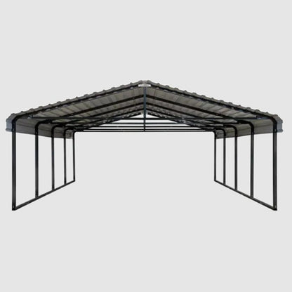 Arrow Carport 20 x 20 x 7 Ft. - Charcoal
