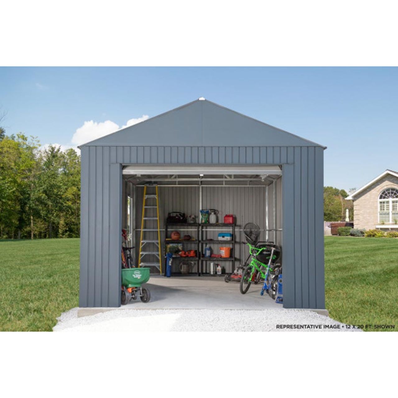 Everest 12' x 15' Garage - Charcoal