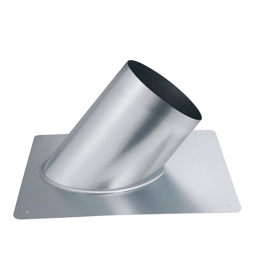 4" Ventis Direct Vent 304L Stainless Steel Non-Vented 0/12 To 6/12 Roof Flashing - VDV-FNVMR0406SS