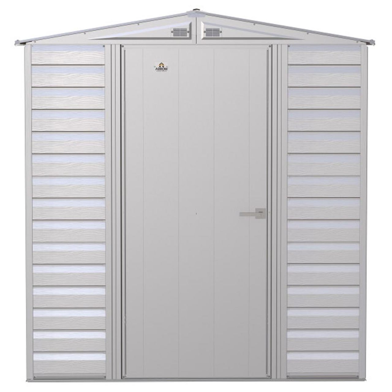 Arrow Select 6' x 7' Steel Storage Shed - Flute Gray