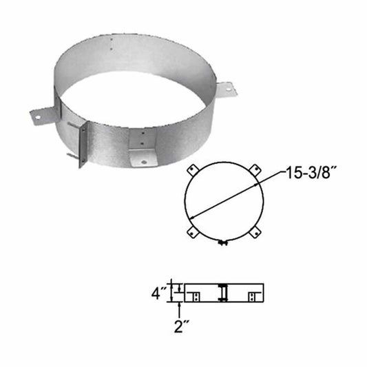 12" DuraChimney II Stabilizer - 12DCA-ST