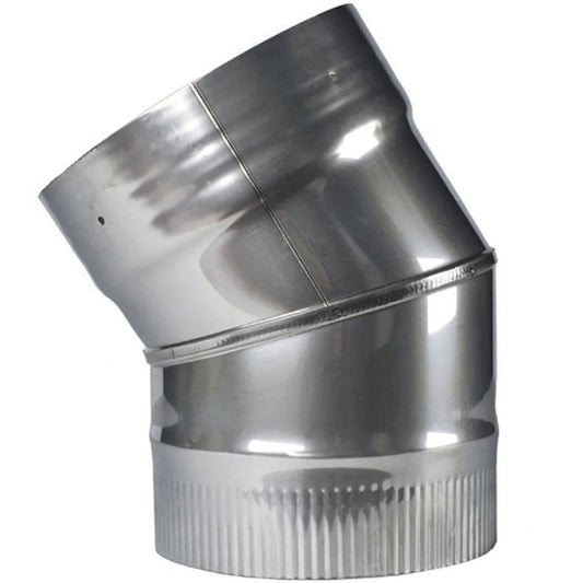 8" Hybrid 316L Stainless Steel 30-Degree Fixed Elbow - ELHF-8-30