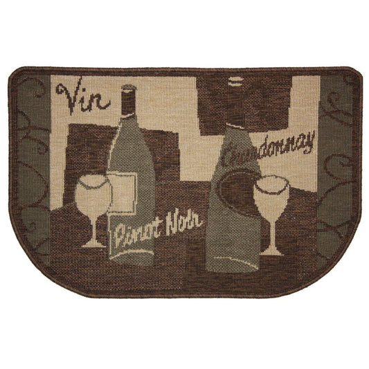 36" Textured Weave Pinot Noir  Hearth Rug