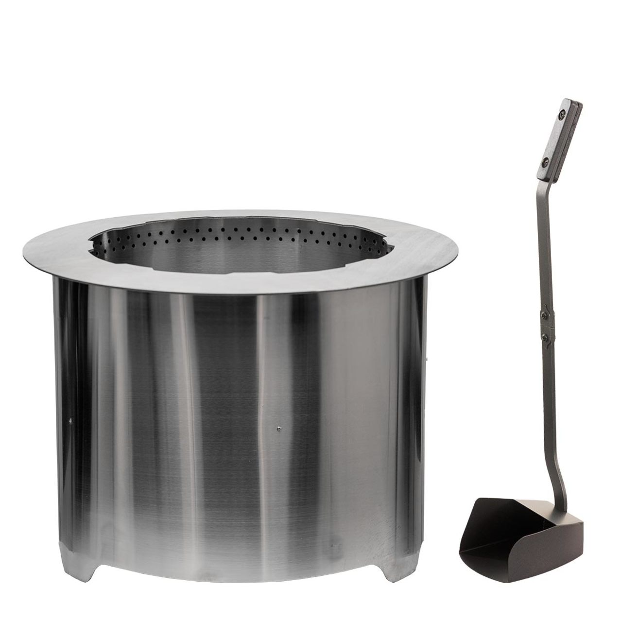 21" Smokeless Wood Burning Firepit - Stainless Steel