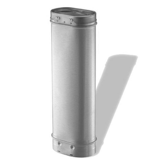 8''x 24'' DuraLiner Oval Rigid Chimney Relining Pipe - 8DLR-24O
