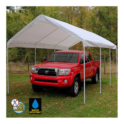King Canopy  12' x 20' 8-Leg White Universal Canopy