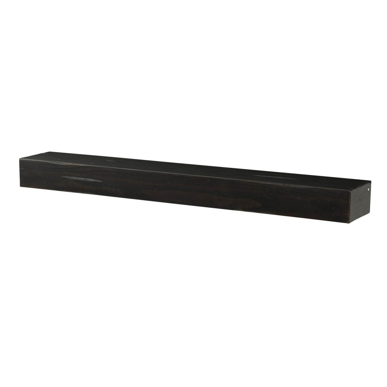 60" Shenandoah Fireplace Shelf by Pearl Mantels - Espresso Distressed Finish