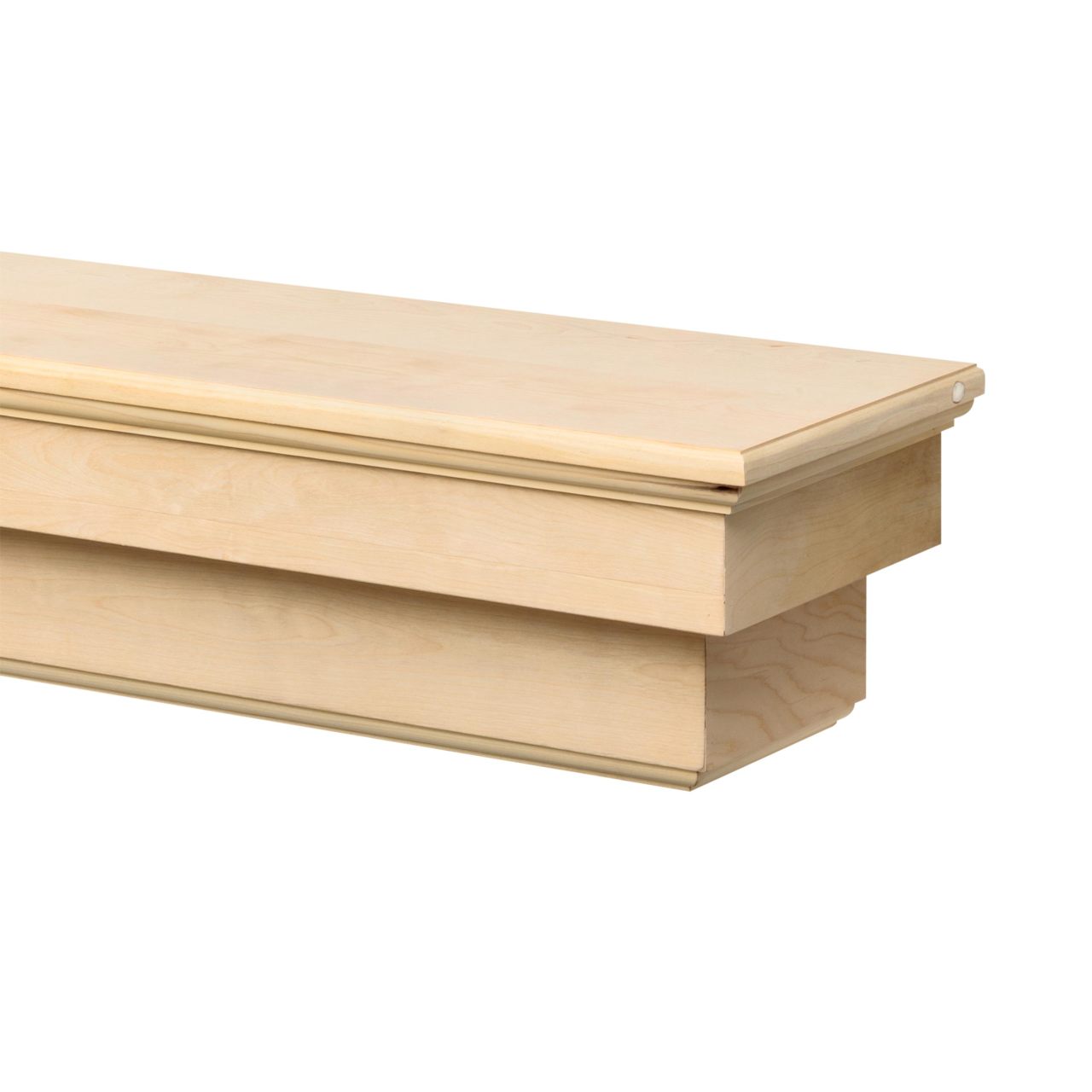 60" Auburn Unfinished Fireplace Shelf by Pearl Mantels
