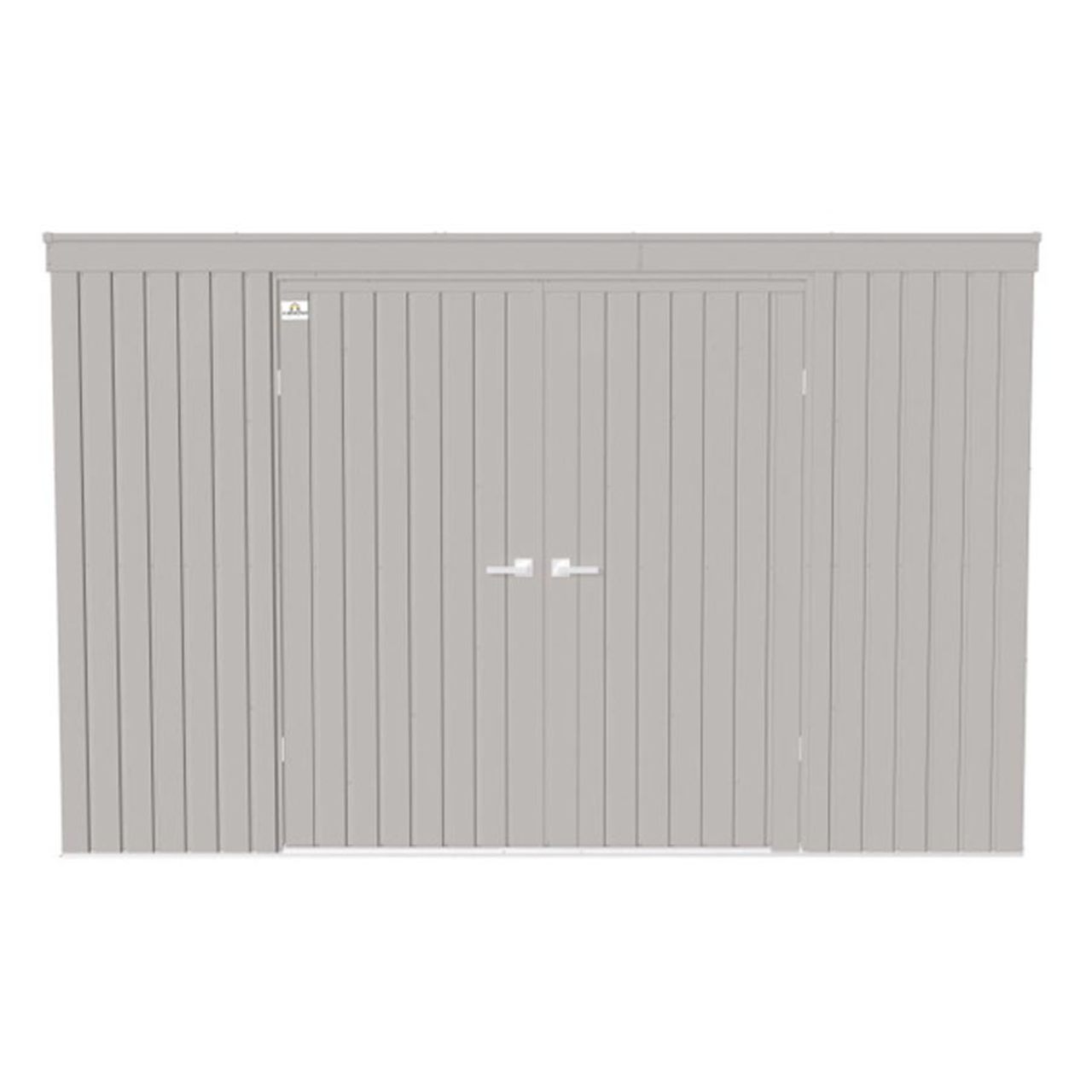 Arrow Elite Steel Storage Shed  10' x 4'  Cool Gray