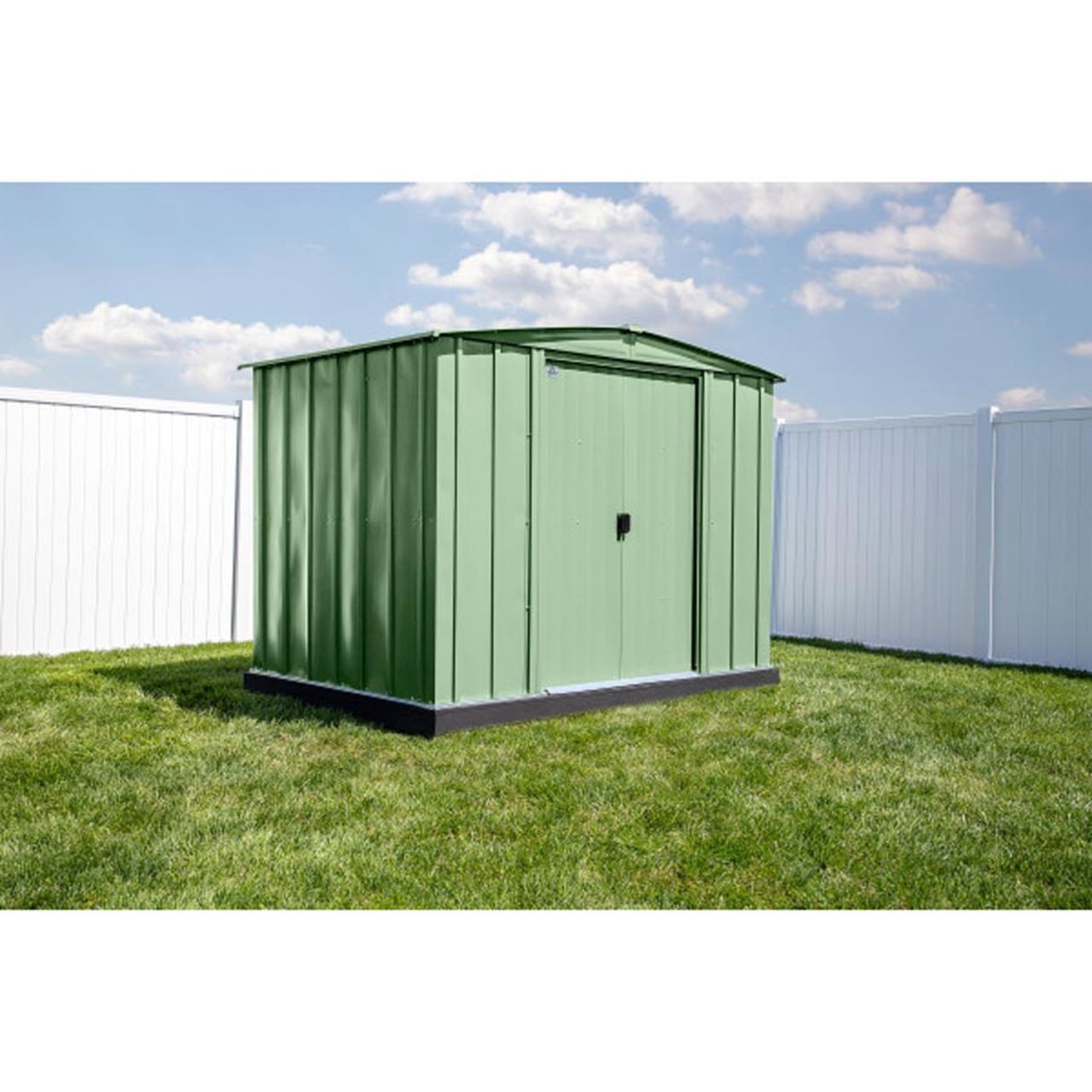 Arrow Classic Steel Storage Shed 8' x 6, Sage Green