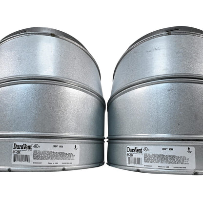 8" DuraTech 30 Degree Galvanized Elbow Kit - 8DT-E30K